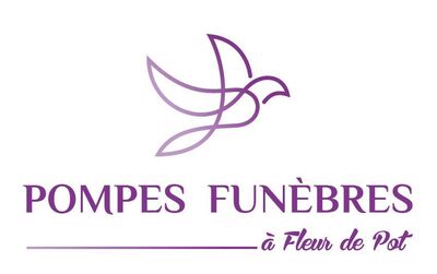 logo pompes funèbres fleur de pot